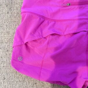 lululemon athletica Women's Magenta Athletic Shorts